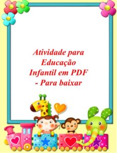 Atividade para Educação Infantil em PDF – Para baixar – Super Preparado